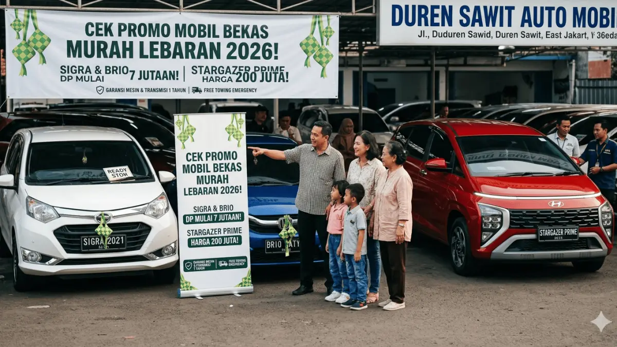 Strategi beli mobil bekas pasca lebaran 2026. Dapatkan unit Toyota Voxy & Expander Ultimate dengan harga nego sampai jadi di Jakarta Timur.