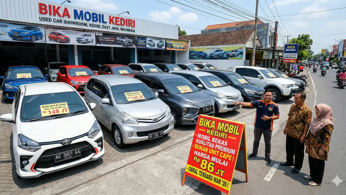 BLITAR - Mencari mobil bekas berkualitas seringkali menjadi tantangan tersendiri, terutama menghindari unit eks-rental atau operasional yang sudah "lelah". Namun, gebrakan baru ditunjukkan oleh salah satu showroom ternama di Jawa Timur. Harga Mobil Bekas Bika Mobil Kediri kini menjadi perbincangan hangat lantaran konsistensinya dalam menyediakan unit dengan kilometer rendah dan kondisi fisik yang masih menyerupai mobil baru.

