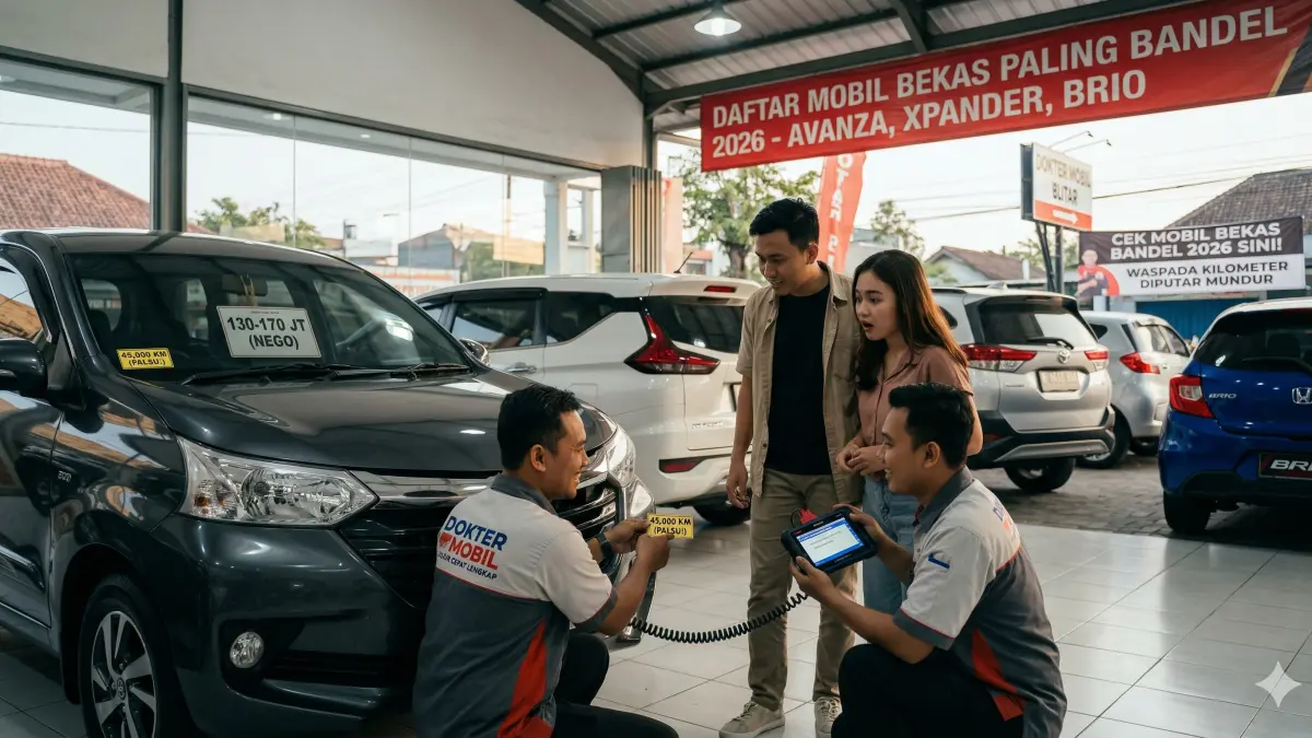 Cari mobil bekas paling bandel 2026? Intip daftar rekomendasi Avanza, Brio, hingga Xpander yang minim rewel dan tips hindari tipuan odometer di sini!