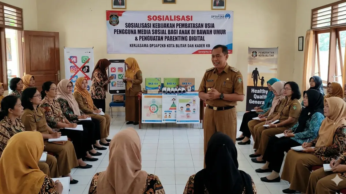 Kebijakan pembatasan usia pengguna media sosial (medsos) bagi anak di bawah umur mendapat dukungan dari Dinas Pemberdayaan Perempuan, Perlindungan Anak, Pengendalian Penduduk dan Keluarga Berencana (DP3AP2KB) Kota Blitar