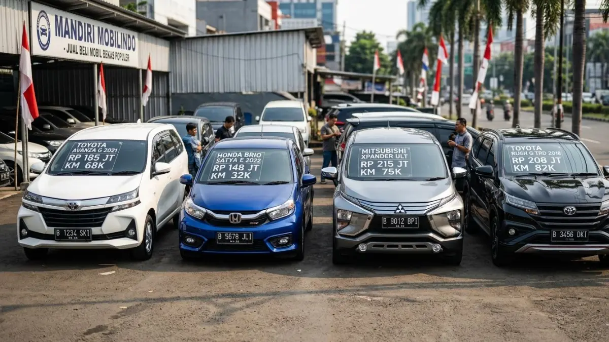 Rekomendasi mobil bekas 2026 terbaik, dari Avanza hingga Brio, irit dan tidak rewel, cocok untuk pemula dan keluarga.