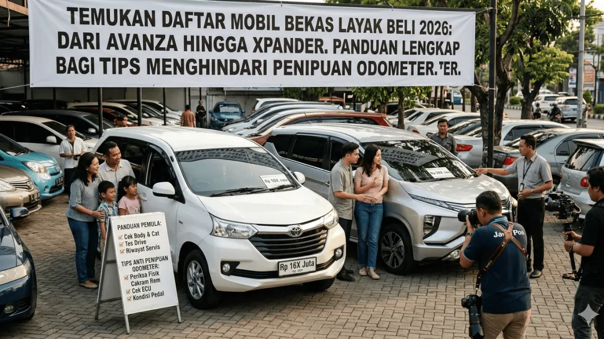 Temukan daftar mobil bekas layak beli 2026 mulai dari Avanza hingga Xpander. Panduan lengkap bagi pemula dan tips menghindari penipuan odometer.
