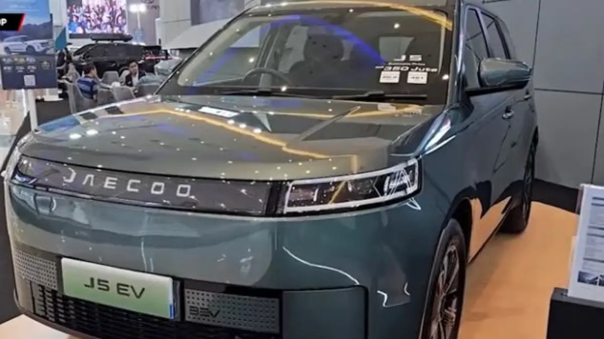 Pemesanan Jaecoo J5 EV Indonesia tembus 14.000 unit! Simak bocoran spesifikasi Jaecoo J5 SHS, SUV Super Hybrid yang siap masuk pasar Indonesia. Irit & bertenaga!