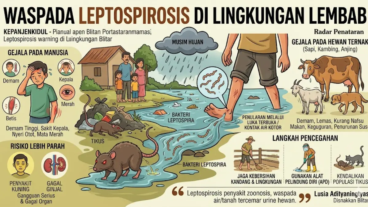 Waspadai Leptospirosis di Lingkungan Lembap