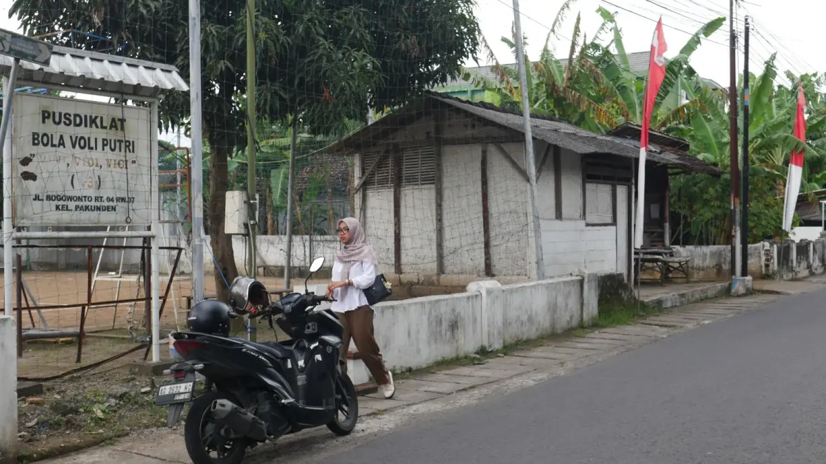 MINIM: Lapangan voli di Kota Blitar yang menjadi salah satu pusat latihan cabor voli.