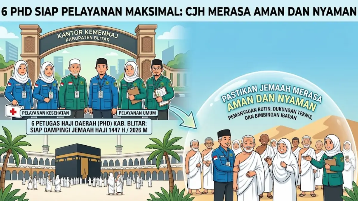 6 Petugas Haji Daerah Siap Dampingi CJH - Pastikan Jemaah Merasa Aman dan Nyaman