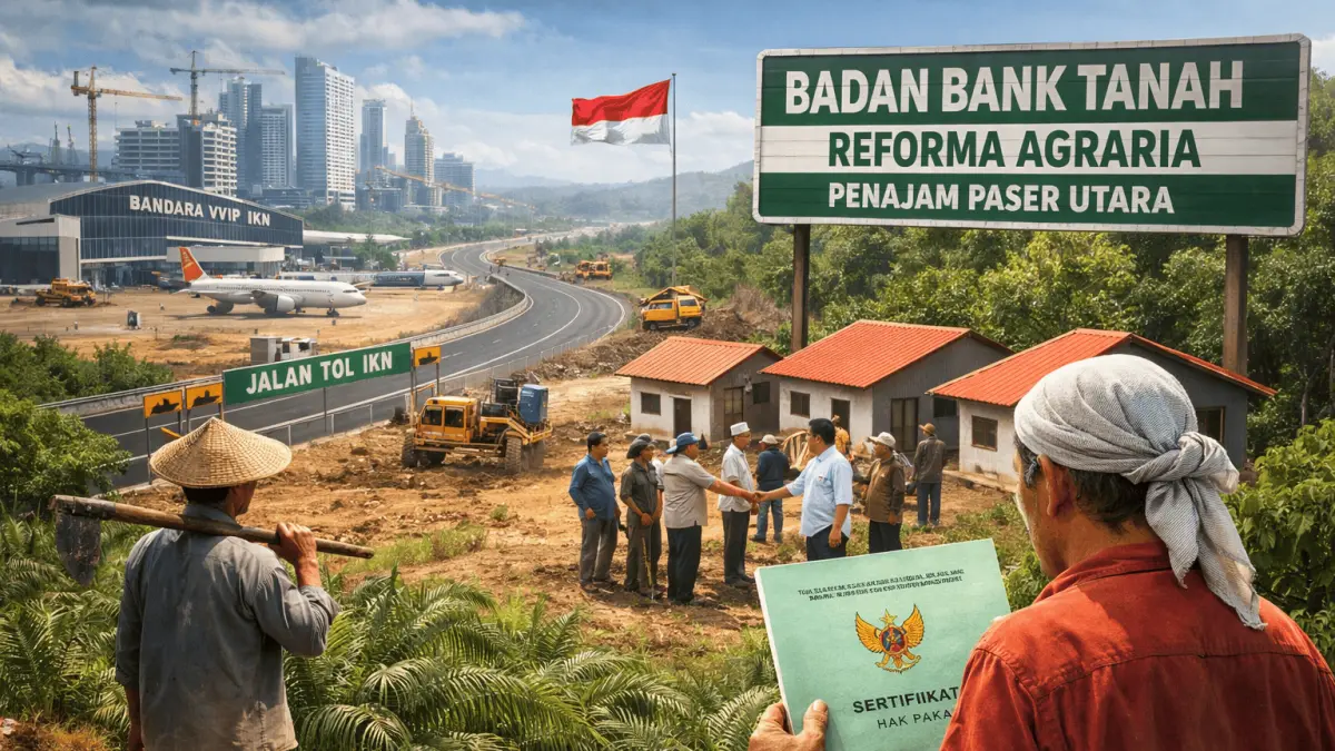 Cek peran Badan Bank Tanah dalam percepatan reforma agraria di PPU. Warga kini dapat sertifikat lahan & kepastian hukum demi ekonomi adil!