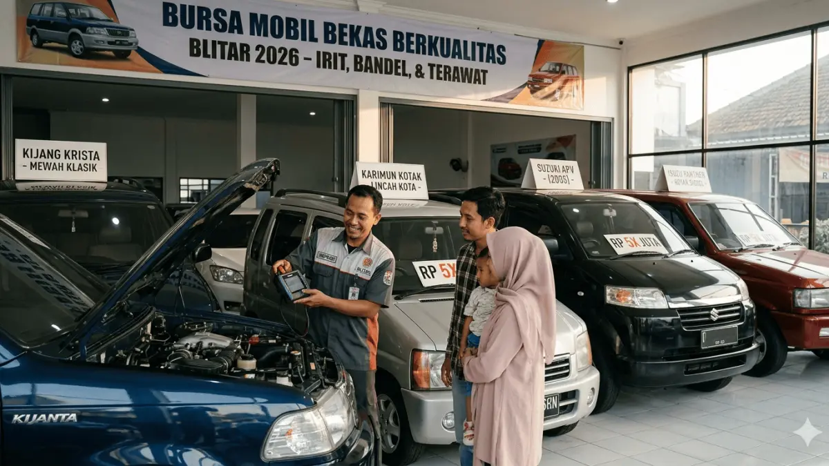 Cari mobil bekas 50 jutaan terbaik 2026? Cek harga Suzuki Karimun, Kijang Krista, hingga Panther Diesel yang irit, bandel, dan siap untuk harian!