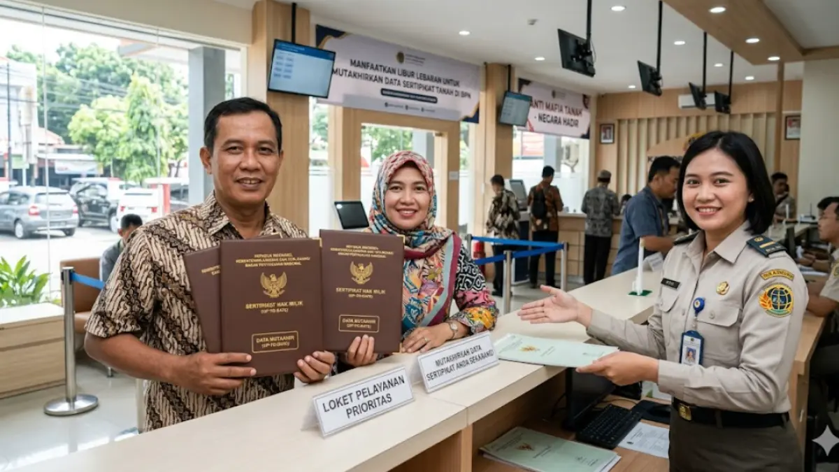 Ingin aset aman? Segera mutakhirkan data sertipikat tanah Anda di BPN saat libur lebaran. Cek syarat, cara plotting, dan tips hindari mafia tanah!