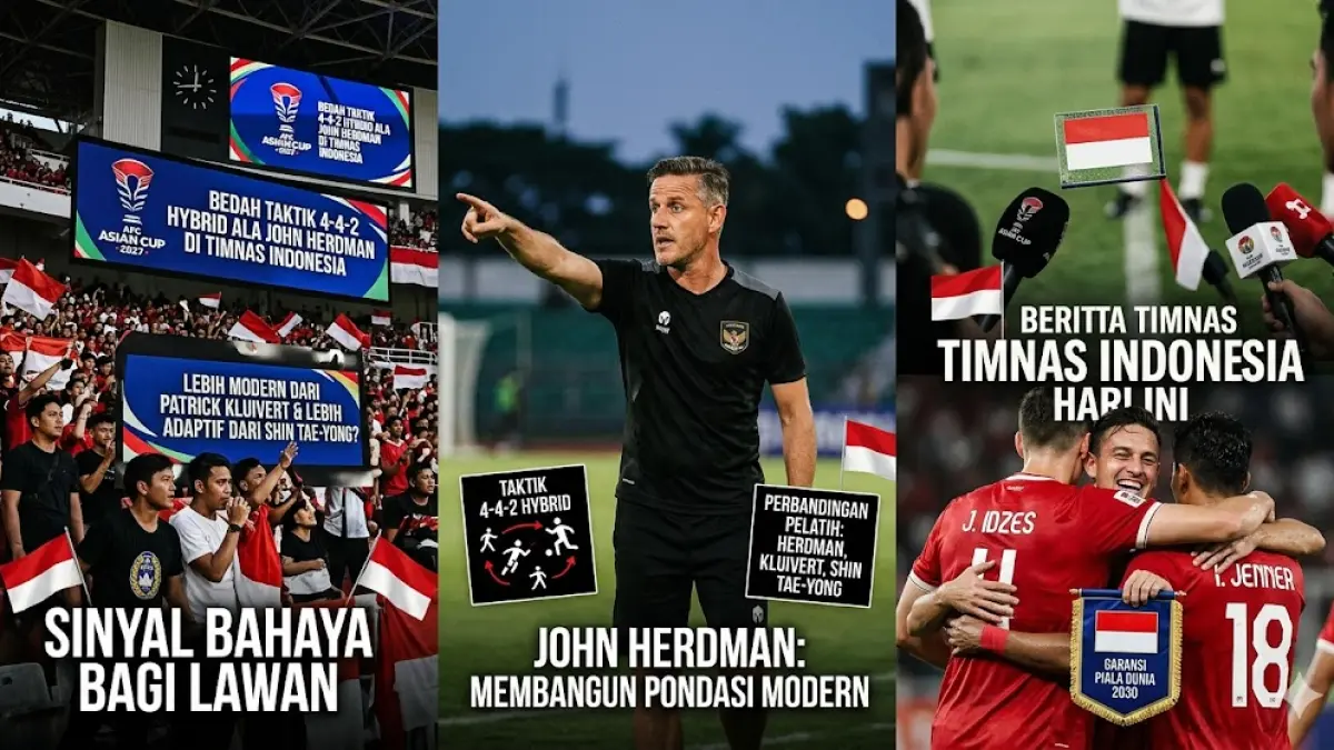 Bedah taktik 4-4-2 Hybrid ala John Herdman di Timnas Indonesia. Lebih modern dari Patrick Kluivert dan lebih adaptif dari Shin Tae-yong?
