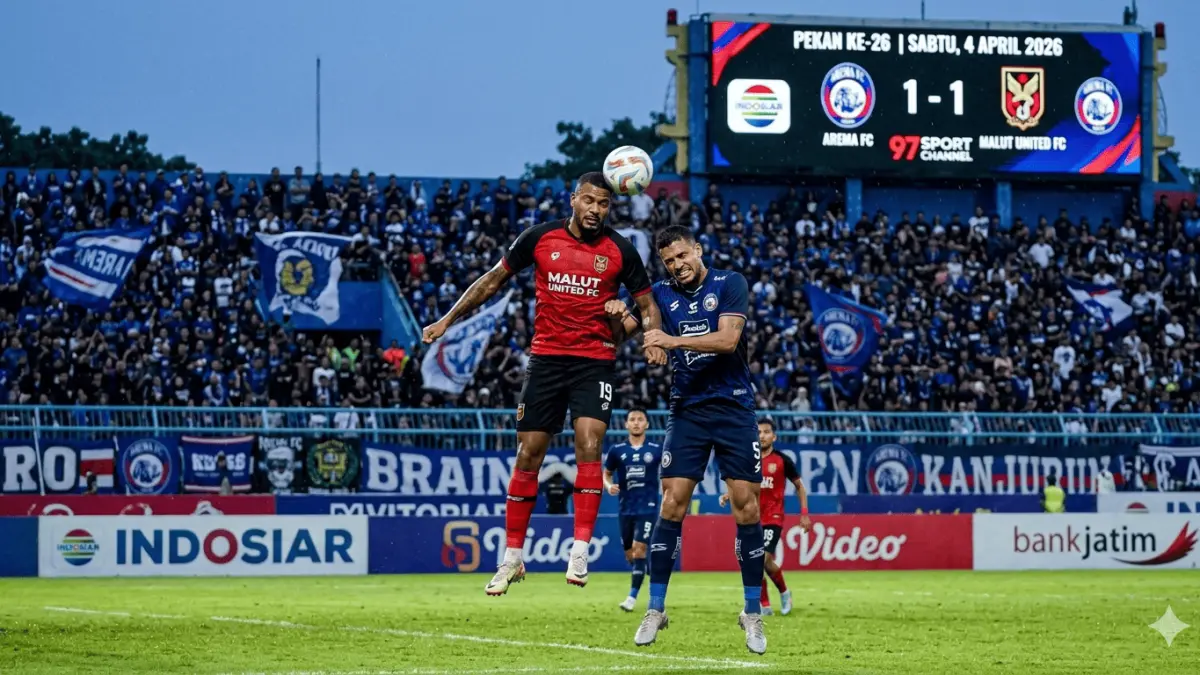 Cek Hasil Liga 1 Super League 2026 terbaru! Persib kokoh di puncak, Arema FC imbang, dan Dewa United menang tipis. Simak klasemen selengkapnya!