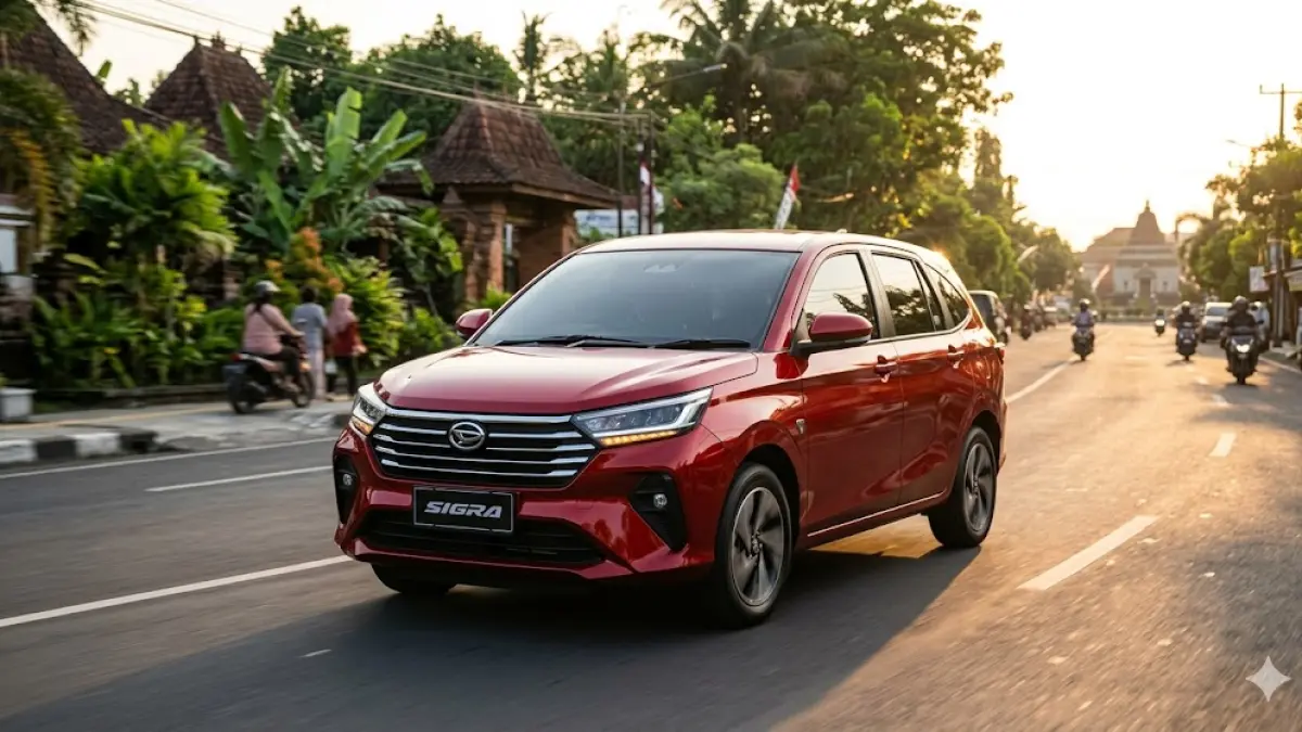 Cek spesifikasi dan harga Daihatsu Sigra 2026! Mobil keluarga irit dengan fitur canggih LED & layar digital. Solusi LCGC terbaik tahun ini!