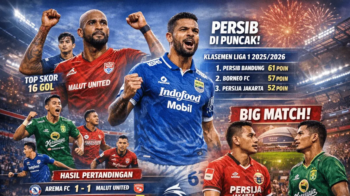 Persib Bandung Semakin Kokoh di Puncak Klasemen BRI Super League Liga 1!