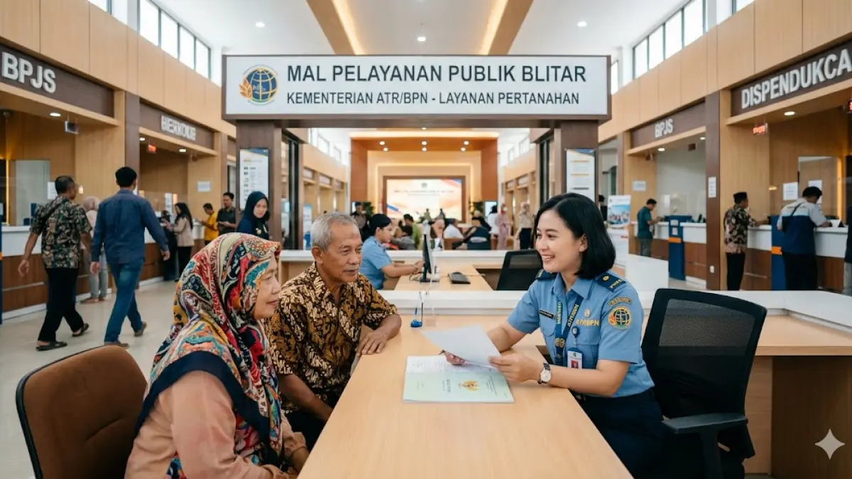 Urus sertifikat tanah kini lebih cepat di Mal Pelayanan Publik ATR/BPN. Layanan terintegrasi, transparan, dan bebas calo di 239 lokasi.