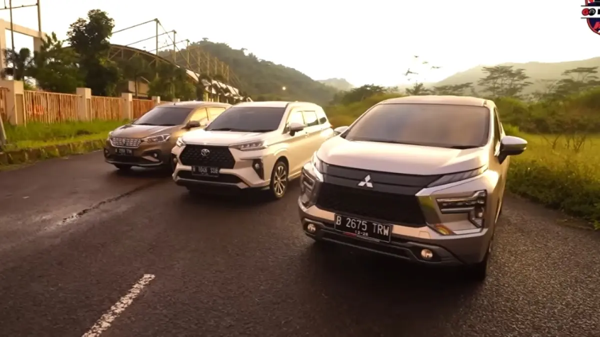 Veloz vs Xpander vs Ertiga, mana paling unggul? Simak perbandingan lengkap performa, fitur, dan kenyamanan MPV terbaik.