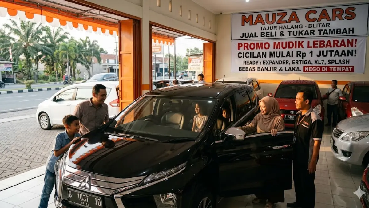 Cari mobil bekas Blitar murah untuk mudik? Cek promo Mauza Cars! Cicilan mulai 1 jutaan, unit bebas banjir & laka. Xpander hingga XL7 ready!