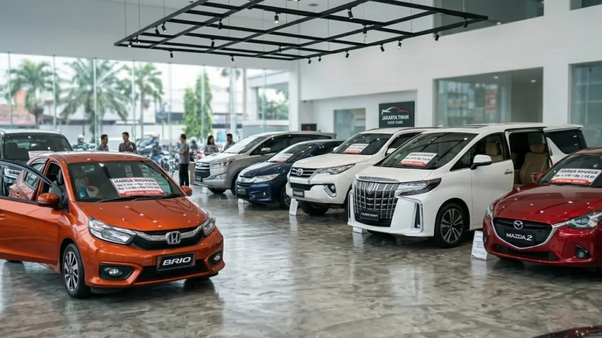 Mobil bekas berkualitas di Jakarta Timur: Brio, Innova, Pajero, Alphard, harga murah, bisa nego & bergaransi!
