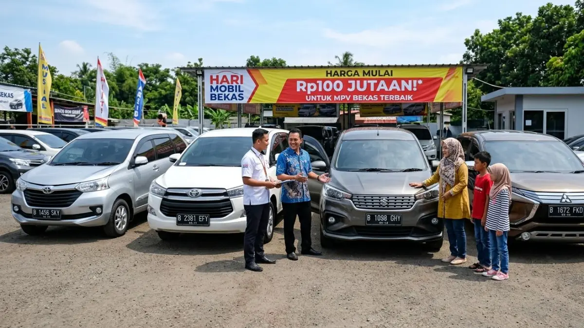 Rekomendasi mobil MPV bekas Rp100 jutaan terbaik, dari Avanza hingga Xpander. Pilihan irit, nyaman, dan cocok untuk keluarga.