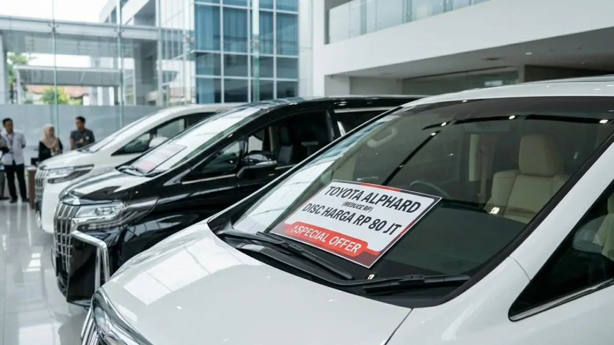 Toyota Alphard bekas 2025 anjlok! Harga mulai Rp775 juta, simak detail unit, kondisi, dan skema pembeliannya.
