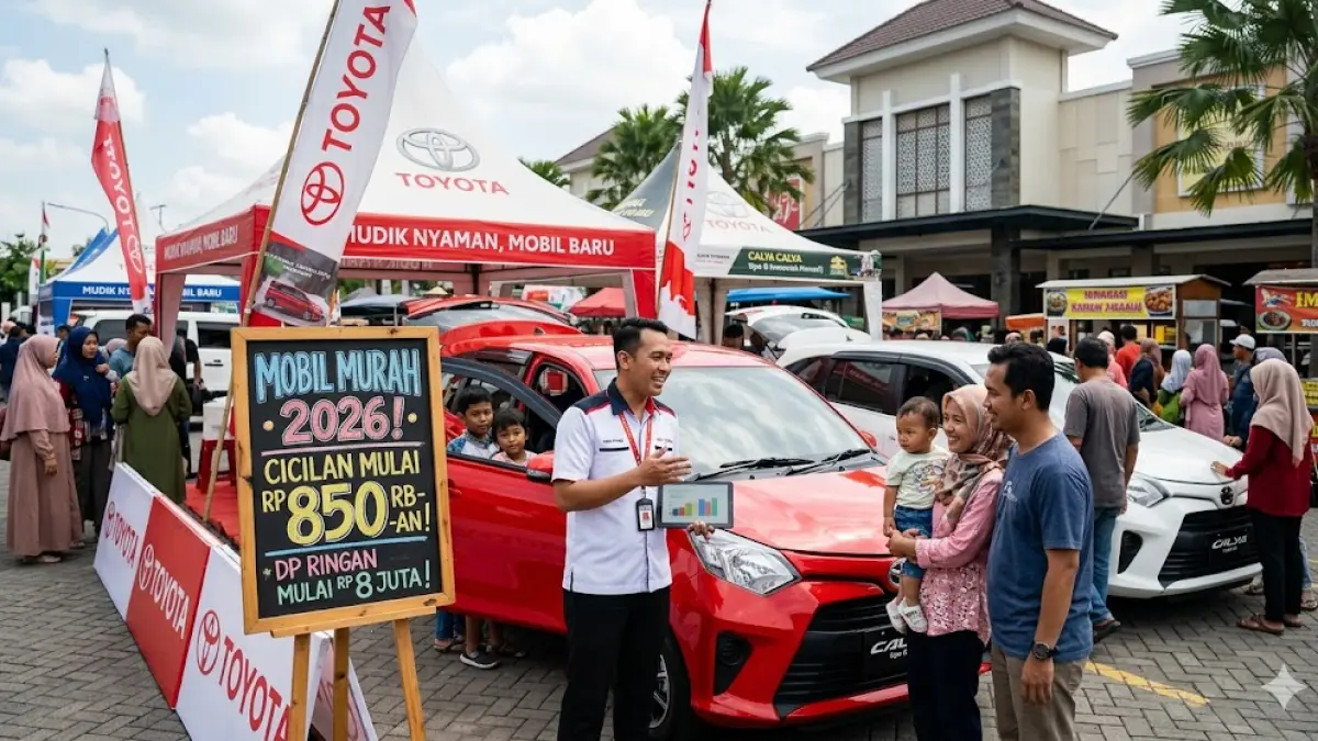 Cari mobil murah 2026? Cek promo Toyota Calya terbaru! Cicilan mulai 1 jutaan, DP ringan 8 juta, siap buat mudik Lebaran. Promo terbatas!