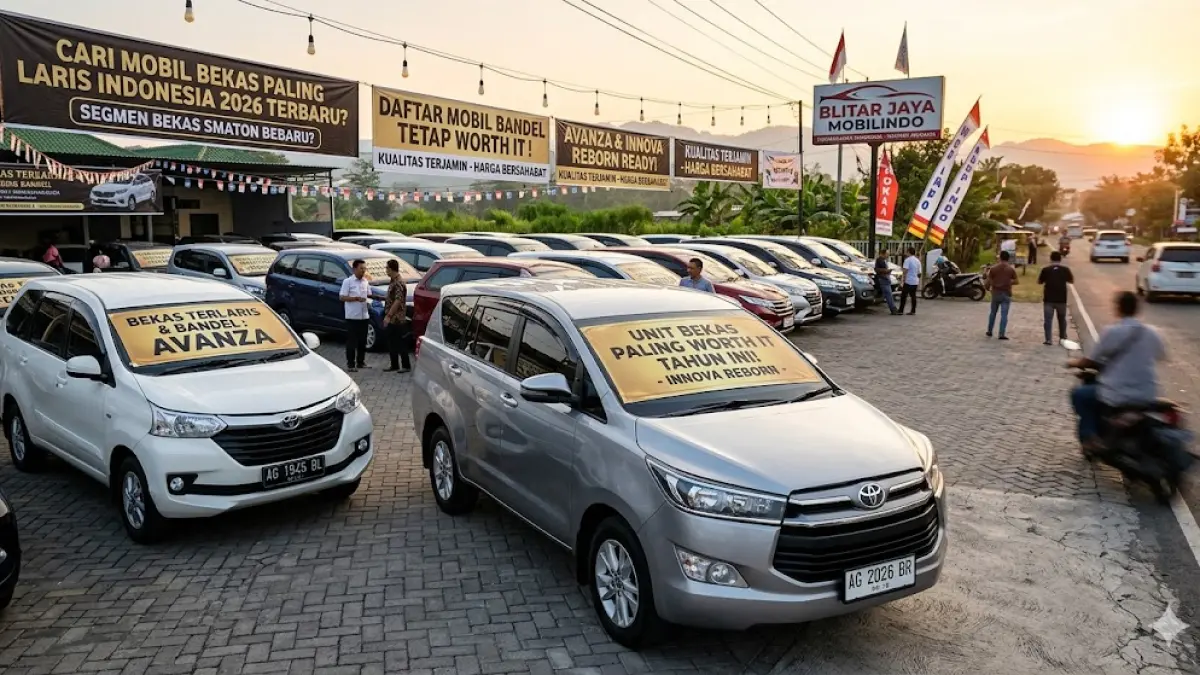 Cari mobil paling laris di Indonesia 2026 terbaru segmen bekas? Simak daftar mobil bandel mulai dari Avanza hingga Innova Reborn yang tetap worth it tahun ini.