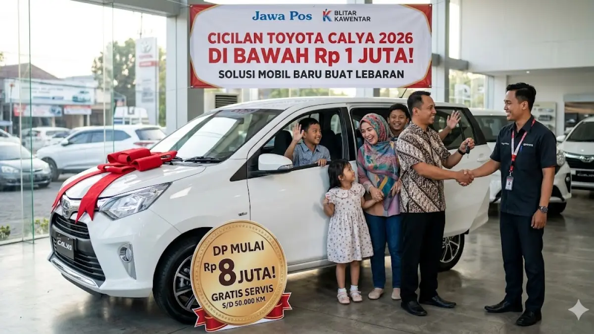 Cek promo Toyota Calya 2026! Cicilan mulai 800 ribuan & DP murah 8 juta. Solusi mobil baru irit untuk mudik Lebaran. Booking sekarang!