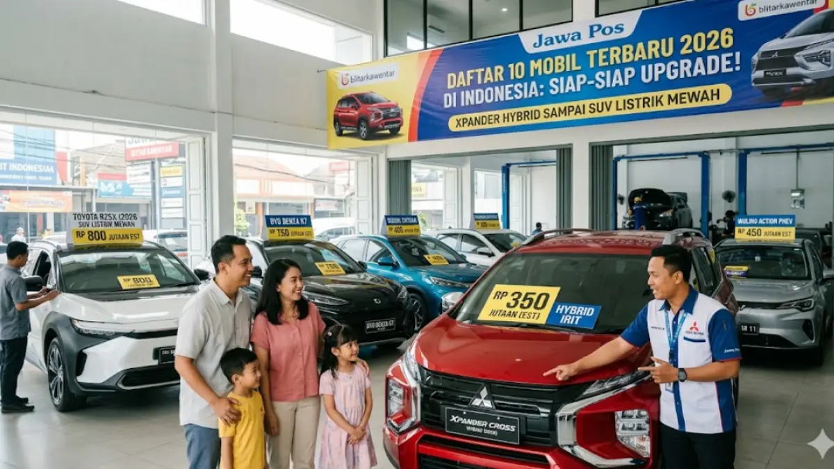 Intip bocoran 10 mobil terbaru 2026 di Indonesia! Dari Xpander Hybrid, Toyota BZ5X, hingga Wuling Action. Cek spesifikasi dan jadwal rilisnya di sini!