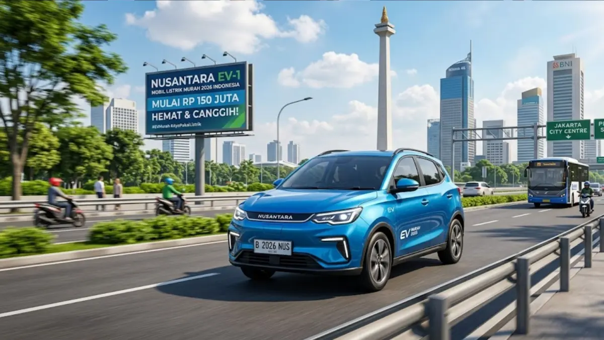 Mobil listrik murah 2026 Indonesia mulai Rp178 juta! Ini 5 pilihan terbaik dengan fitur canggih dan jarak tempuh jauh.