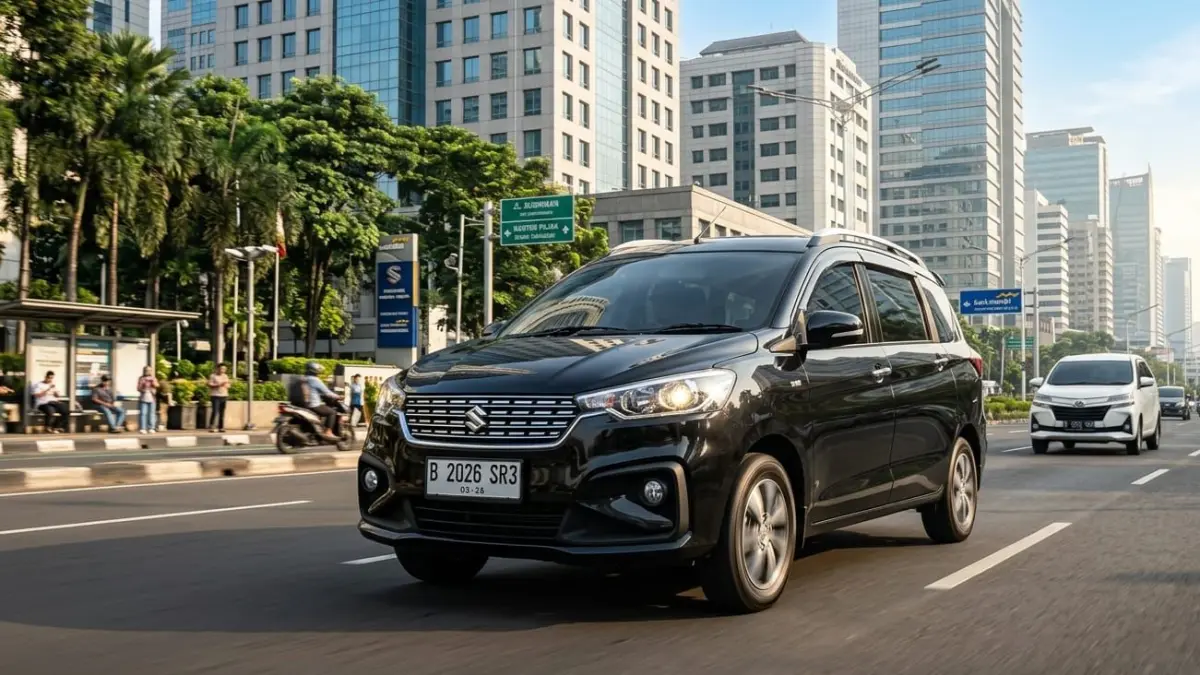 Suzuki R3 2026 hadir lebih modern, irit, dan nyaman. MPV keluarga ini dibanderol mulai Rp250 juta dengan fitur lengkap.