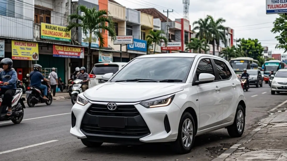 Toyota Agia 2026 hadir dengan harga Rp160 jutaan, desain modern, fitur lengkap, dan irit BBM. Cocok untuk city car harian!
