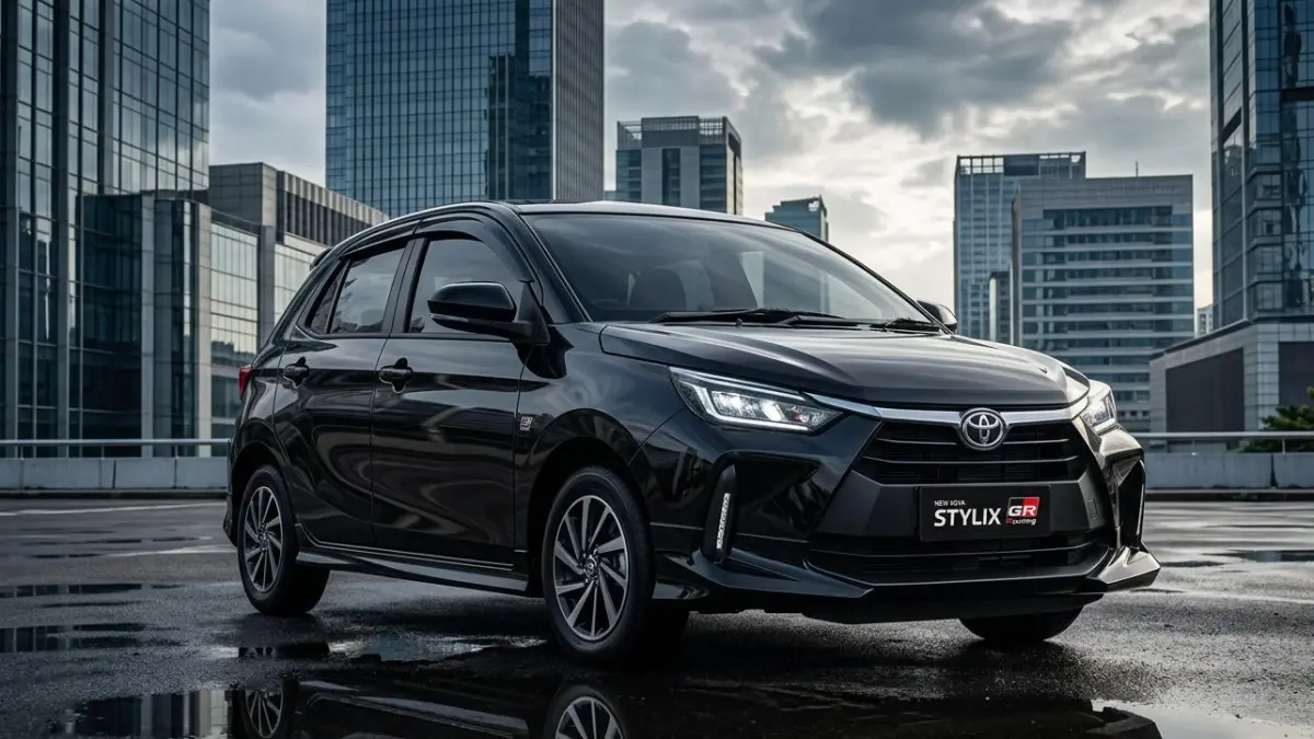 Toyota Agia Stylix 2026 hadir dengan desain sporty, body kit GR, dan fitur lengkap. City car irit yang cocok untuk anak muda!
