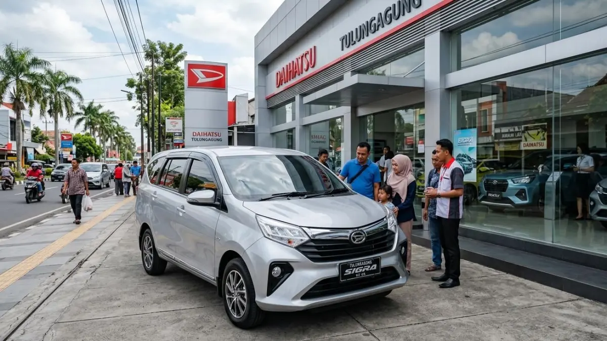 Daihatsu Sigra 2026 hadir dengan DP Rp7 jutaan dan cicilan Rp1,7 juta. Promo besar, diskon puluhan juta, dan bisa kredit meski BI checking bermasalah.
