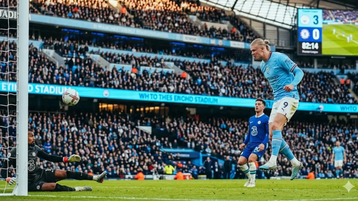 Hasil Liga Inggris Pekan 32: Man City libas Chelsea, Arsenal kokoh di puncak, & Tottenham masuk zona degradasi! Cek klasemen & top skor di sini.