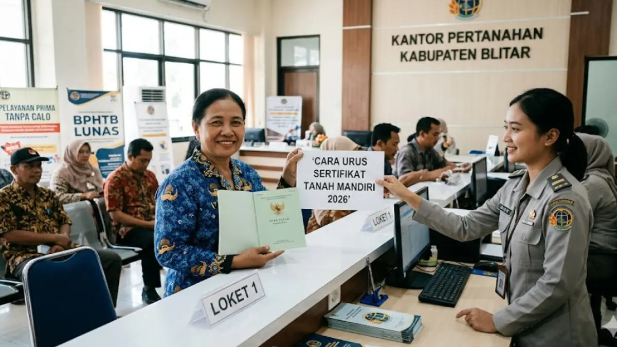 Mau legalitas tanah aman? Ini panduan Cara Urus Sertifikat Tanah Mandiri 2026. Lengkapi syaratnya, ikuti alurnya, dan amankan aset Anda sekarang!