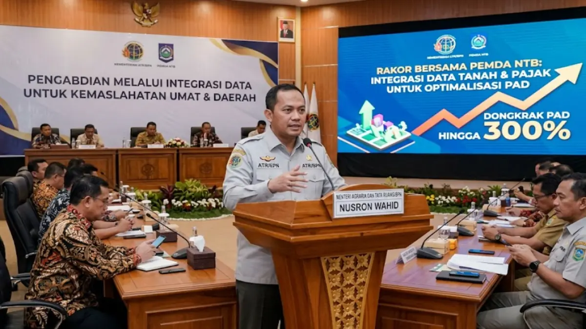 Menteri Nusron Wahid ungkap integrasi data tanah dan pajak bisa dongkrak PAD hingga 300%. Simak strategi jitu amankan aset daerah di sini!