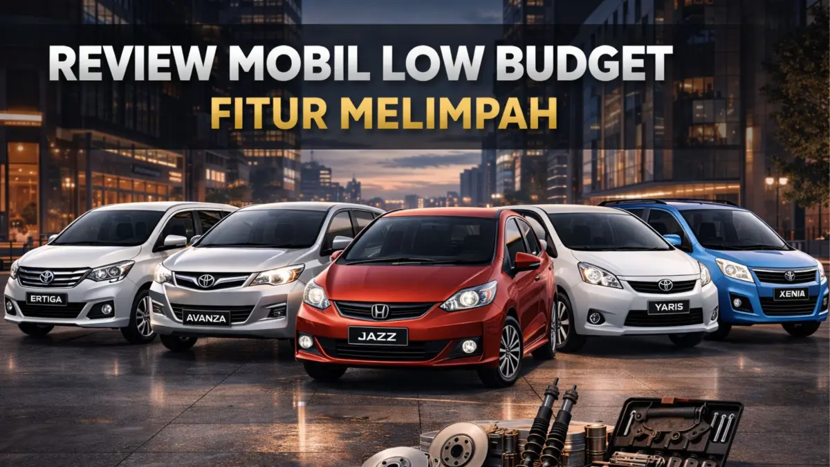 Review mobil low budget fitur melimpah, city car bekas Rp60 jutaan irit, bandel, dan mudah dirawat untuk harian.