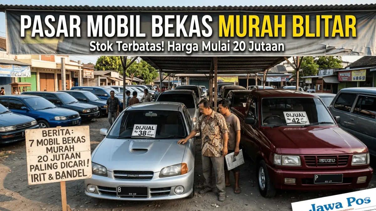 Cari mobil bekas murah 20 jutaan? Ini 7 rekomendasi mobil bandel dan irit, dari Toyota Starlet hingga Isuzu Panther yang legendaris!