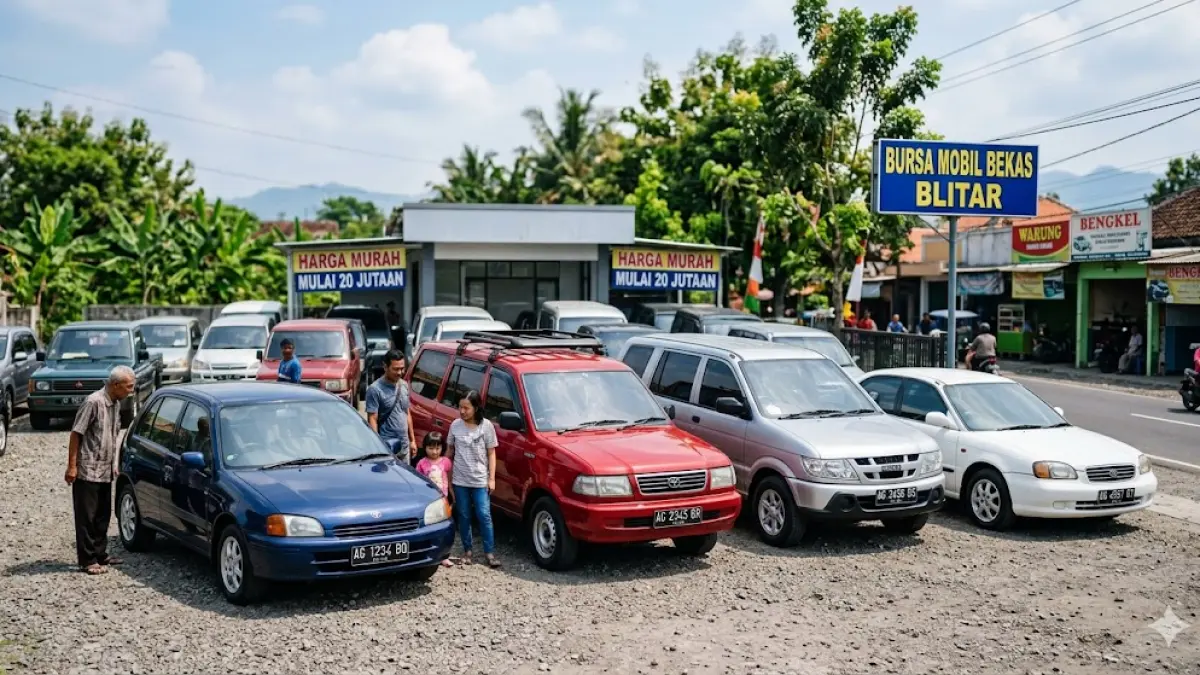 Cari mobil bekas murah di Blitar? Ini daftar 7 mobil terbaik mulai Rp 20 jutaan, dari Toyota Starlet hingga Isuzu Panther yang tangguh!