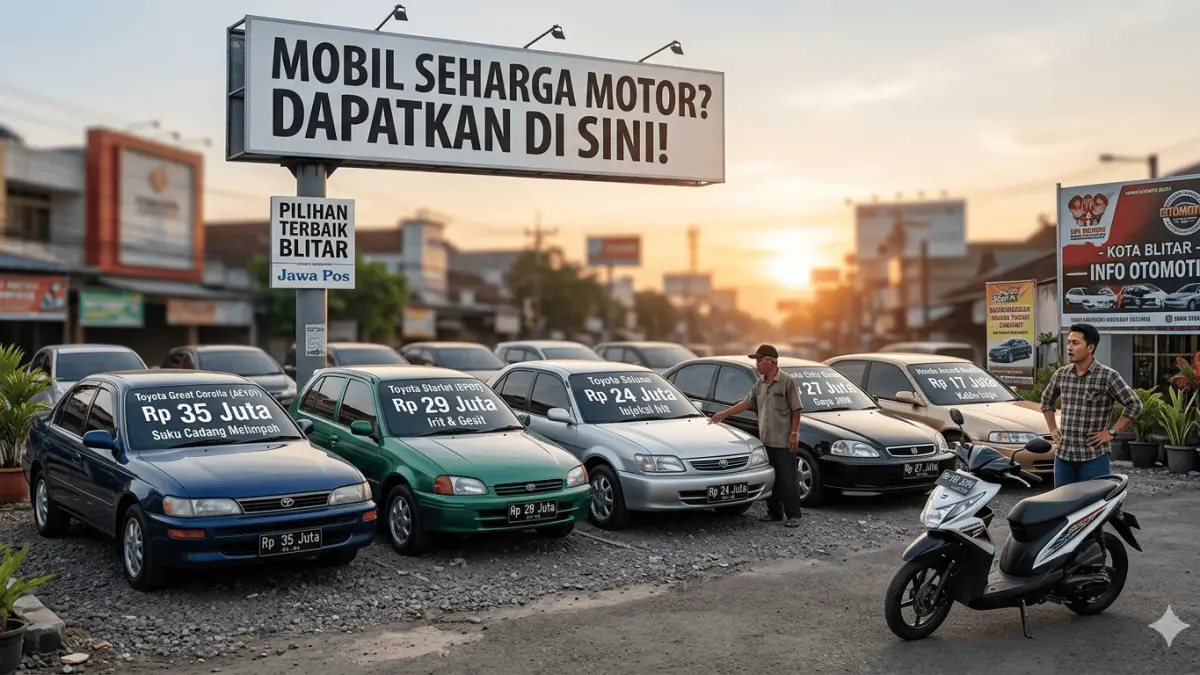 Cari mobil murah? Ini 5 rekomendasi mobil seharga motor mulai Rp17 juta! Ada Toyota hingga Honda yang masih keren dan layak pakai tahun 2026.