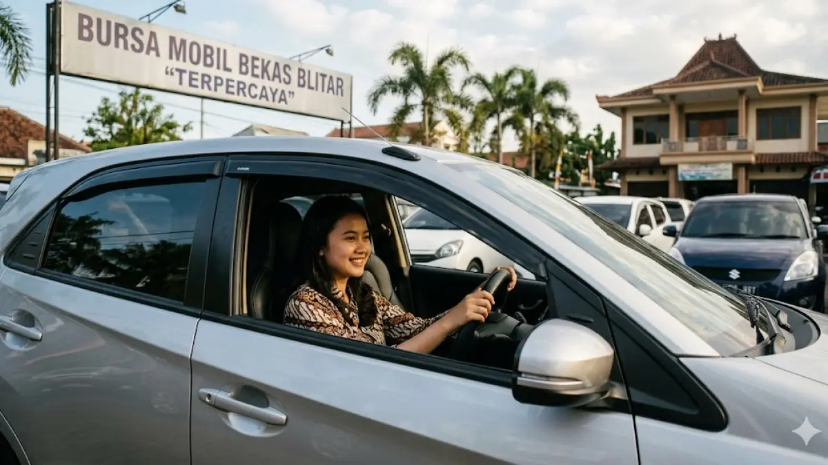 Cari rekomendasi mobil bekas untuk pemula? Cek daftar mobil irit, murah perawatan, dan gesit di Blitar mulai dari Brio hingga Wuling Air EV!