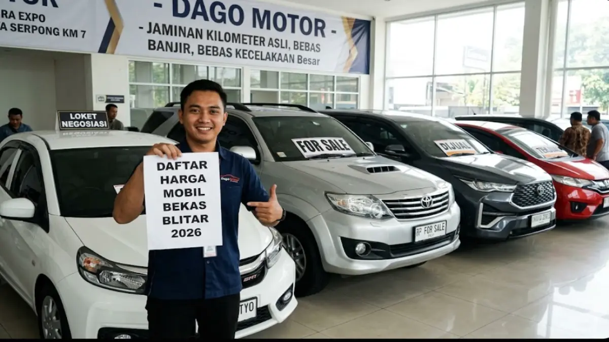 Cek Daftar Harga Mobil Bekas Blitar 2026! Unit mulus, kilometer asli, bebas banjir. DP mulai 10 juta untuk Brio, Fortuner, hingga Zenix Hybrid.