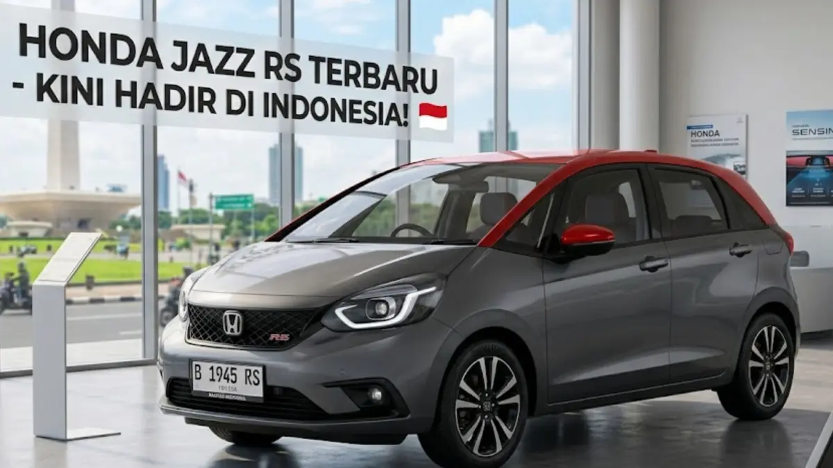 Harga Honda Jazz terbaru 2025 di Indonesia diprediksi Rp300-400 juta, hadir dengan desain sporty, fitur canggih, dan opsi hybrid.