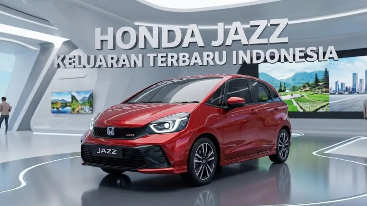 Fitur Honda Jazz generasi baru 2025 hadir dengan layar 10 inci, wireless charging, dan opsi hybrid super irit.