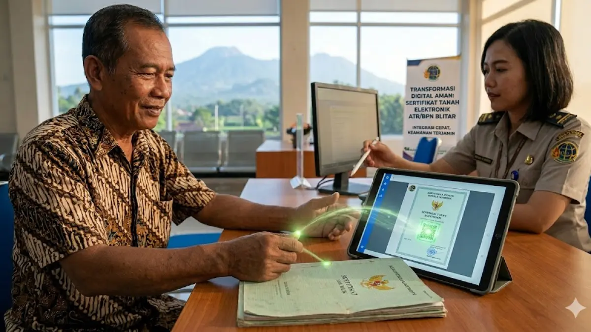 Kenali keunggulan sertifikat tanah elektronik yang aman dari mafia tanah & bencana. Cek fitur canggihnya di aplikasi Sentuh Tanahku sekarang!