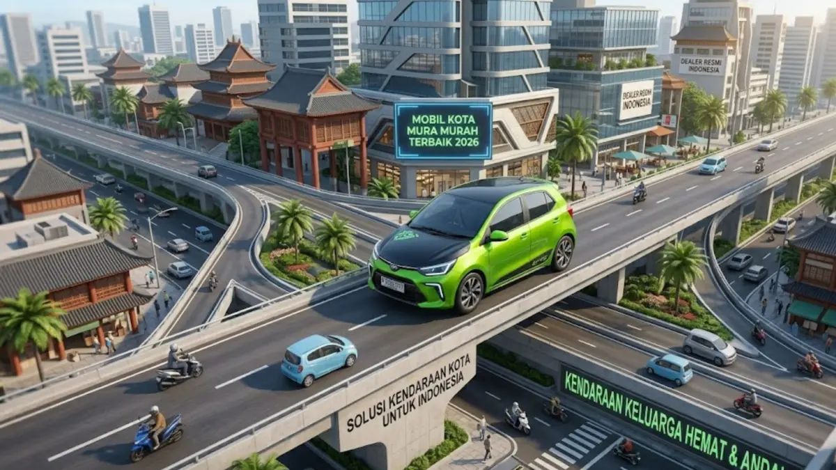 Rekomendasi city car murah terbaik Indonesia untuk mobil pertama: Yaris, Jazz, dan Swift. Irit BBM, mudah dirawat, dan nyaman!