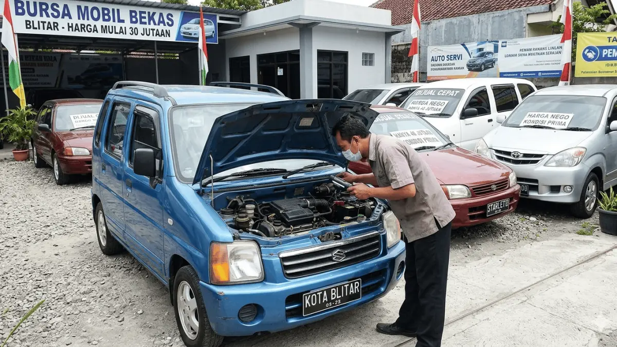 Cari mobil bekas 40 jutaan di Blitar? Ini rekomendasi mobil irit dan bandel seperti Karimun, Starlet, hingga Avanza yang cocok untuk harian.