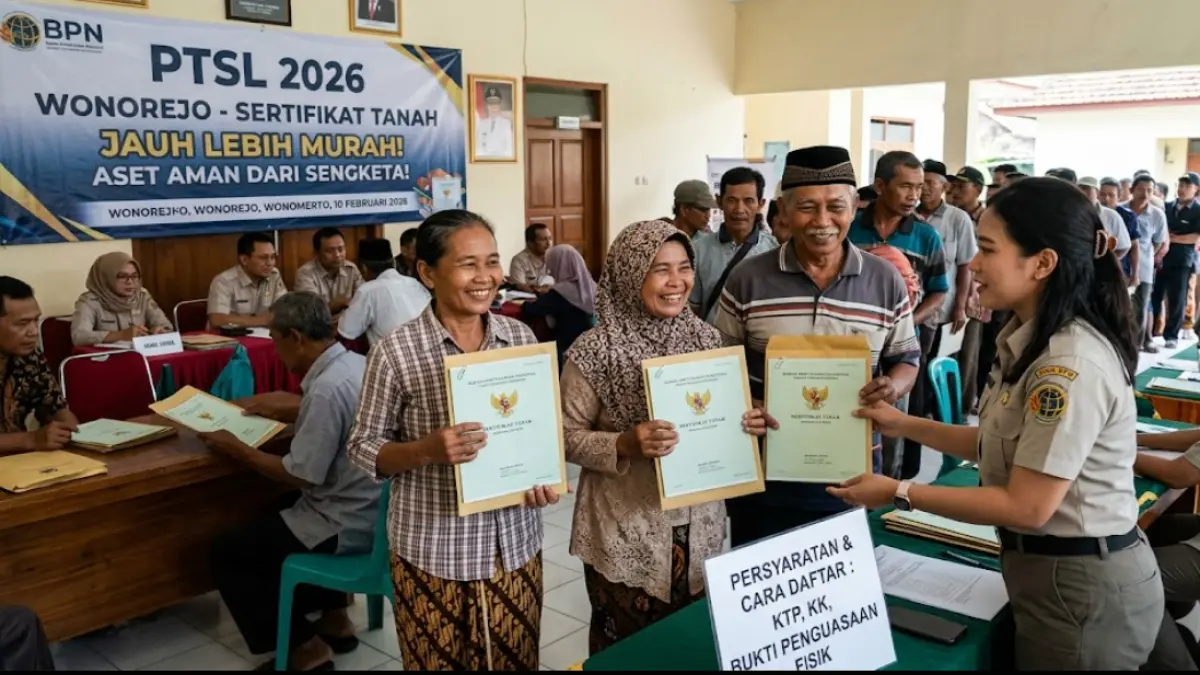 Ingin aset aman? Cek rincian Biaya Sertifikat Tanah PTSL 2026 yang murah dan cepat. Simak syarat lengkap dan cara daftar agar tanah bebas sengketa!