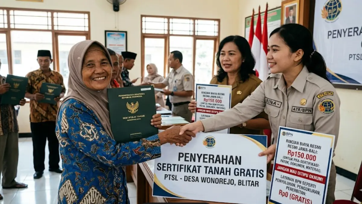 Ingin urus Sertifikat Tanah Gratis PTSL? Simak prosedur resmi, syarat dokumen, dan rincian biaya Rp150 ribu untuk wilayah Jawa agar tak kena pungli!