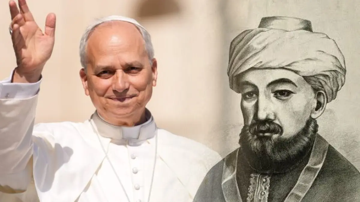 Opinion piece on Pope Leo XIV, Donald Trump, and the story of Mukhairiq highlighting humanism, tolerance, and the future of religion.