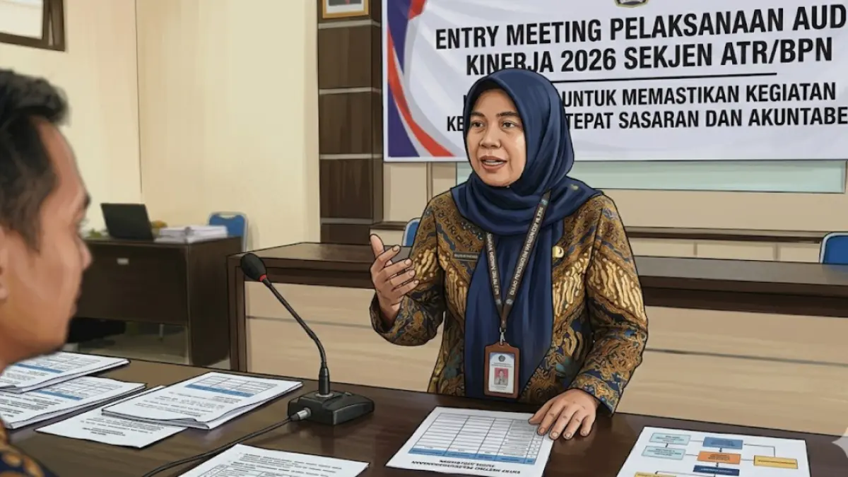 Sekjen ATR/BPN gelar Audit Kinerja 2026 untuk pastikan anggaran tepat sasaran. Simak langkah tegas kementerian jamin layanan tanah tanpa celah!